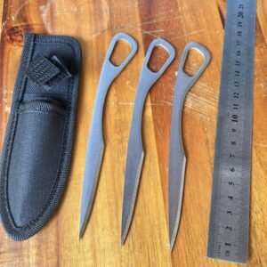 Practice Throwing Knife Set YF126 – 3-Piece, White