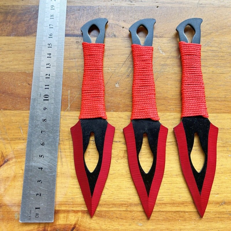 Practice Throwing Knife Set YF183 – 3-Piece, Orange Practice Throwing Knife Set YF183 – 3-Piece, Orange