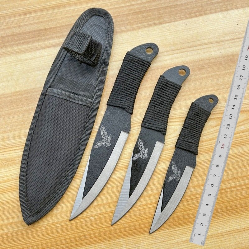Practice Throwing Knife Set YF079-3 – 3-Piece, White Practice Throwing Knife Set YF079-3 – 3-Piece, White
